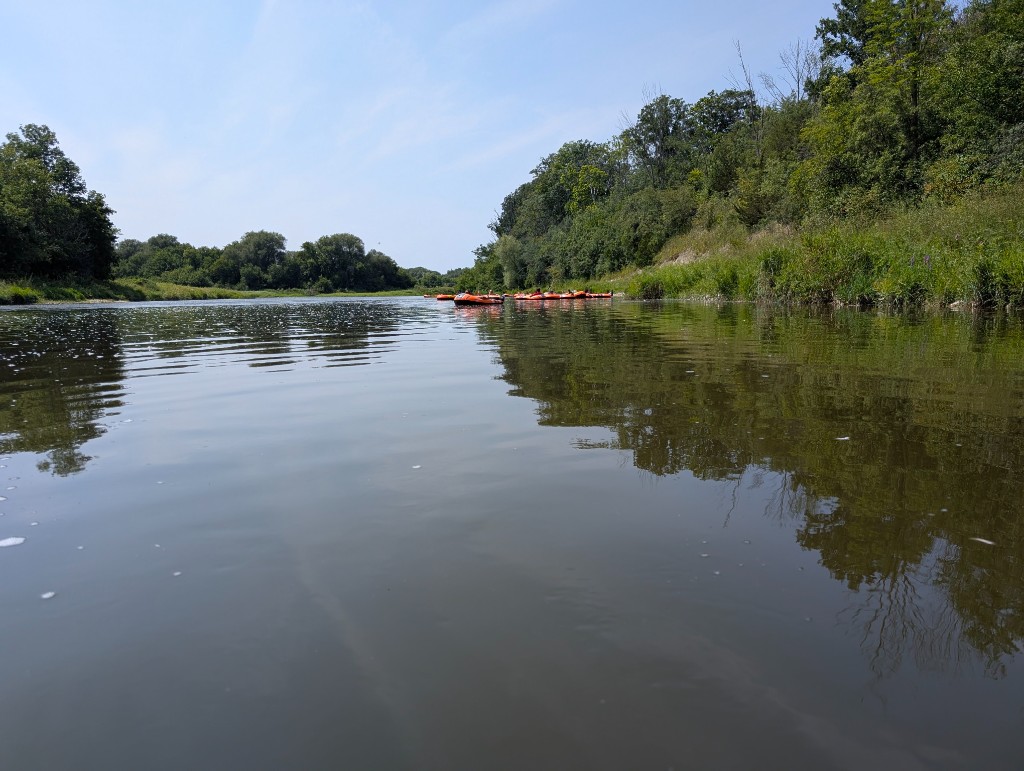 Tubes on the Grand River during the Sera4 offsite